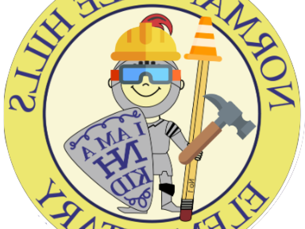 NH logo with construction items